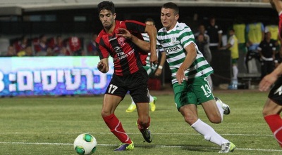 רז מאיר ואורן ביטון במאבק (עמית מצפה)