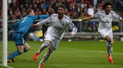 סרחיו ראמוס חוגג (רויטרס) סרחיו ראמוס חוגג (רויטרס)