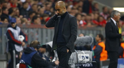 גוארדיולה אובד עצות (רויטרס)