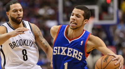 מייקל קרטר-וויליאמס חולף על פני דרון וויליאמס (רויטרס)