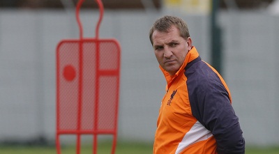 ברנדן רוג´רס באימון ליברפול (רויטרס)