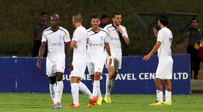 שחקני ק&qout;ש חוגגים (שי לוי)