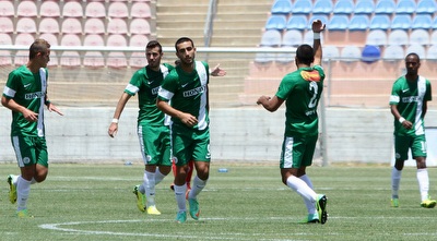 שחקני מכבי חיפה חוגגים (חגי ניזרי) שחקני מכבי חיפה חוגגים (חגי ניזרי)