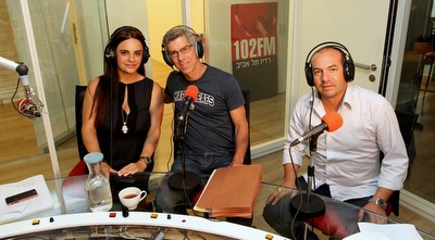 מיץ´ גולדהאר, אופירה אסייג ואייל ברקוביץ´ באולפן (שי לוי)