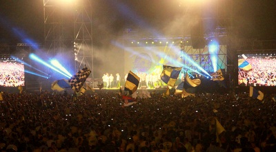 חגיגות האליפות של מכבי ת&qout;א (רדאד ג´בארה)