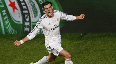 בייל חוגג את השער (רויטרס)