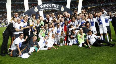 ריאל מדריד חוגגת עם הגביע (רויטרס)