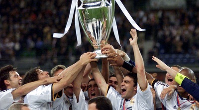 שחקני ריאל מדריד חוגגים (רויטרס)