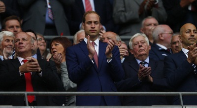 הנסיך וויליאם. בא לתמוך בנבחרת (רויטרס)