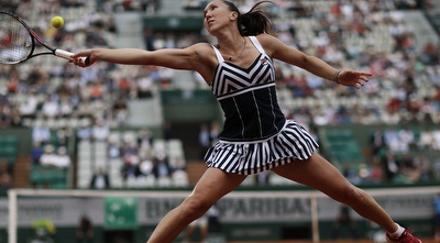 שרה אראני. הצליחה להשאר מרוכזת (רויטרס)