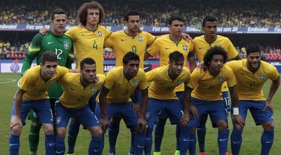 נבחרת ברזיל מול סרביה (רויטרס)
