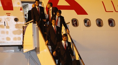 נבחרת ספרד נוחתת בברזיל (רויטרס)