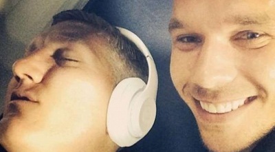 פודולסקי ושווינשטייגר (צילום מסך)