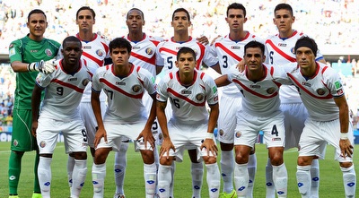 קוסטה ריקה בצילום הקבוצתי לפני המשחק (GettyImages)