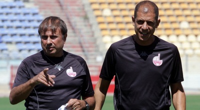 אלישע לוי עם שמעון ביטון (יניב גונן)