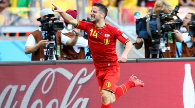 דריס מרטנס חוגג (GettyImages)