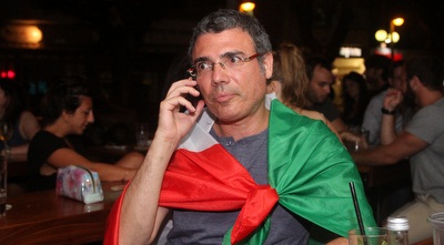 אוהד איטליה. נבחרתו צריכה לפחות תיקו מול אורוגוואי (רדאד ג´בארה)