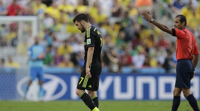 וייה. משחקו האחרון בנבחרת ספרד (רויטרס)