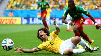 מרסלו על הדשא (GettyImages)