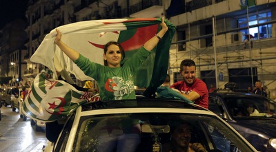 חגיגות באלג´יריה (רויטרס)