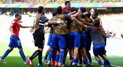 צ´ילה חוגגת (GettyImages)