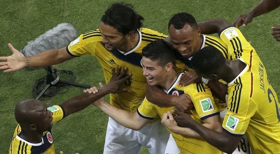 קולומביה חוגגת (רויטרס)