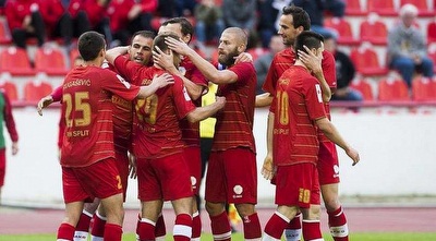 שחקי רנק חוגגים. כנראה ישחקו מול ב&qout;ש