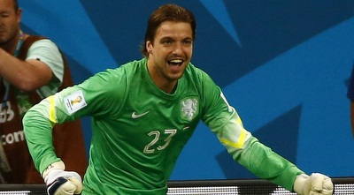 טים קרול חוגג (רויטרס)