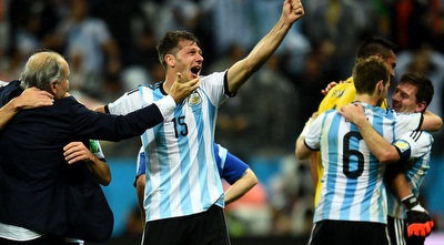 ארגנטינה חוגגת בטירוף (GettyImages)