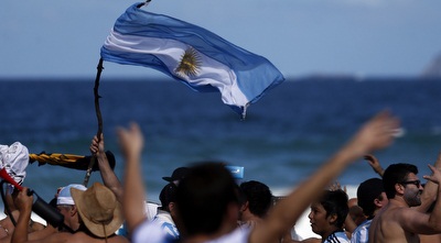 אוהדי נבחרת ארגנטינה (רויטרס)