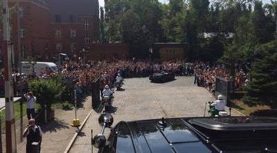 שחקני גרמניה מגיעים (טוויטר)