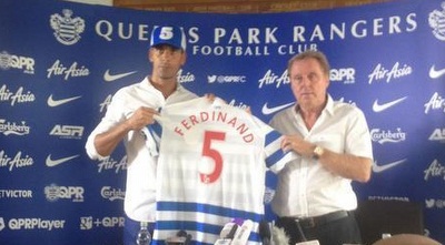 ריו פרדיננד מוצג בק.פ.ר (טוויטר) (מערכת ONE)