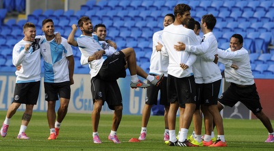 שחקני סביליה   (רויטרס)