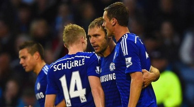 שחקני צ´לסי חוגגים. בצדק (מערכת ONE)