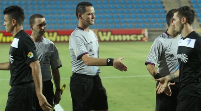 גיא ברגר רגע לפני המשחק (עמית מצפה)