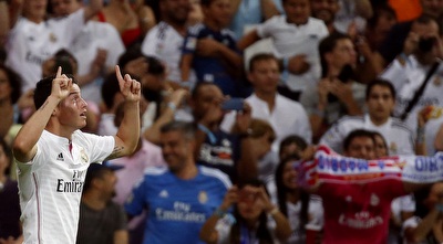 חאמס רודריגס חוגג (רויטרס) חאמס רודריגס חוגג (רויטרס)