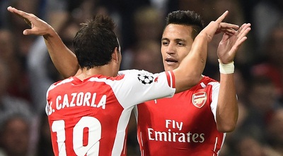 סאנצ´ס וקאסורלה חוגגים (רויטרס)