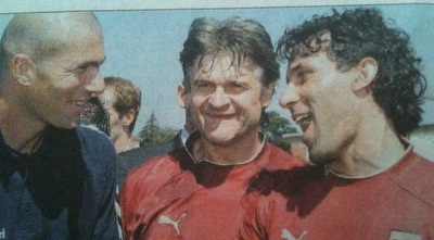 כרמלו מישיש בימיו היפים בנבחרת עם זידאן כרמלו מישיש בימיו היפים בנבחרת עם זידאן