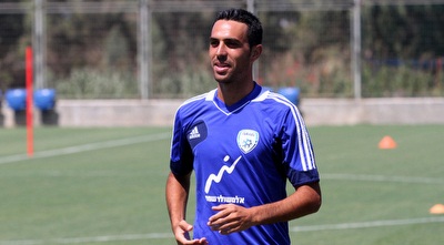 ערן זהבי. החל גם הוא באימונים לקראת תחילת הקמפיין (רדאד ג´בארה)