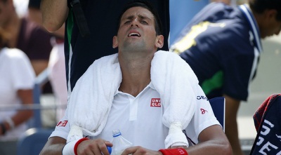 נובאק ג´וקוביץ´ מתוסכל (רויטרס) נובאק ג´וקוביץ´ מתוסכל (רויטרס)