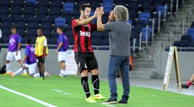 אוסטוינד חוגג עם עטר  (יניב גונן)