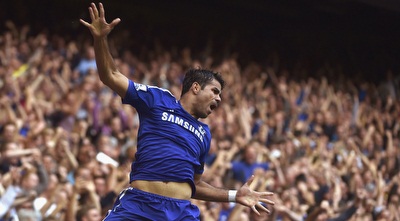 דייגו קוסטה חוגג  (רויטרס)