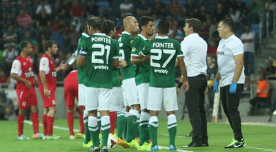 שחקני מכבי חיפה וסכנין (עמית מצפה)