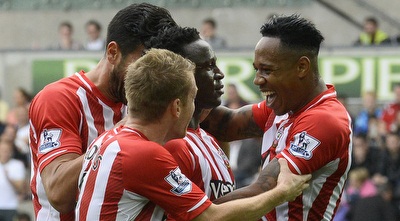 ווניאמה חוגג שער ניצחון  (רויטרס)