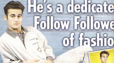 מרטין ביין מדגמן בצעירותו (צילום מסך) מרטין ביין מדגמן בצעירותו (צילום מסך)