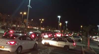 הכניסה לחנייה בסמי עופר (מערכת ONE)