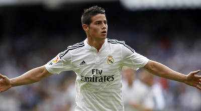 חאמס רודריגז חוגג (רויטרס)