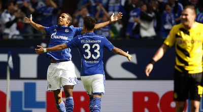 ג´ואל מאטיפ חוגג על חשבון דורטמונד (רויטרס) ג´ואל מאטיפ חוגג על חשבון דורטמונד (רויטרס)