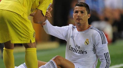 רונאלדו על הדשא (טוויטר)