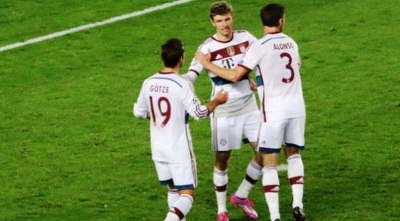 תומאס מולר חוגג (רויטרס)